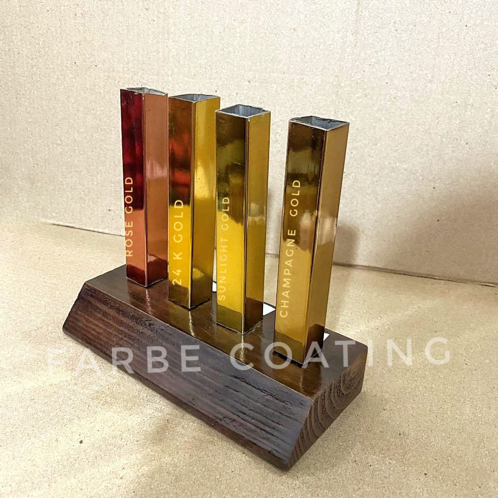 Farbe SS Golden Gloss Starter Kit - 1ltr 5Colors + Display Stand