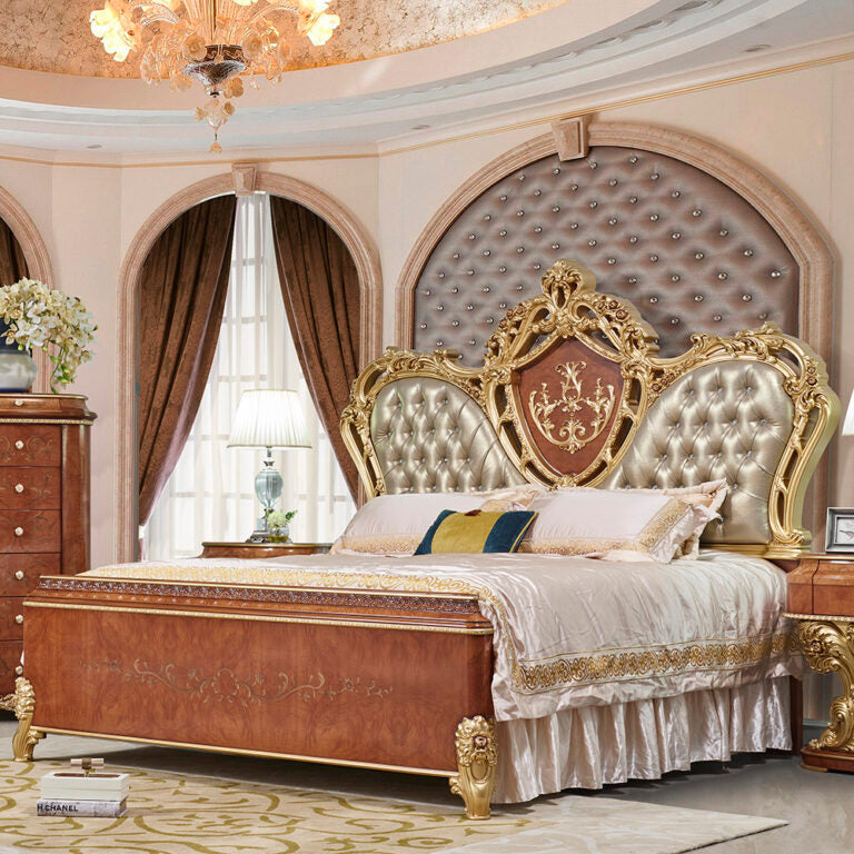Aura Royal Style Handcrafted Bedroom Set