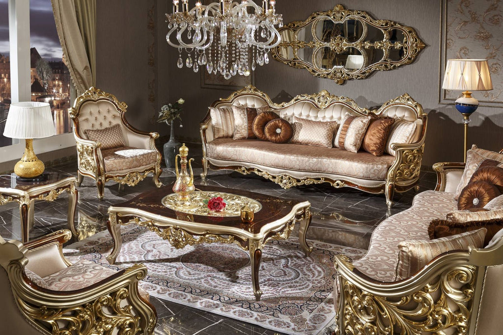 Carved Royal Maharaja Sofa Set