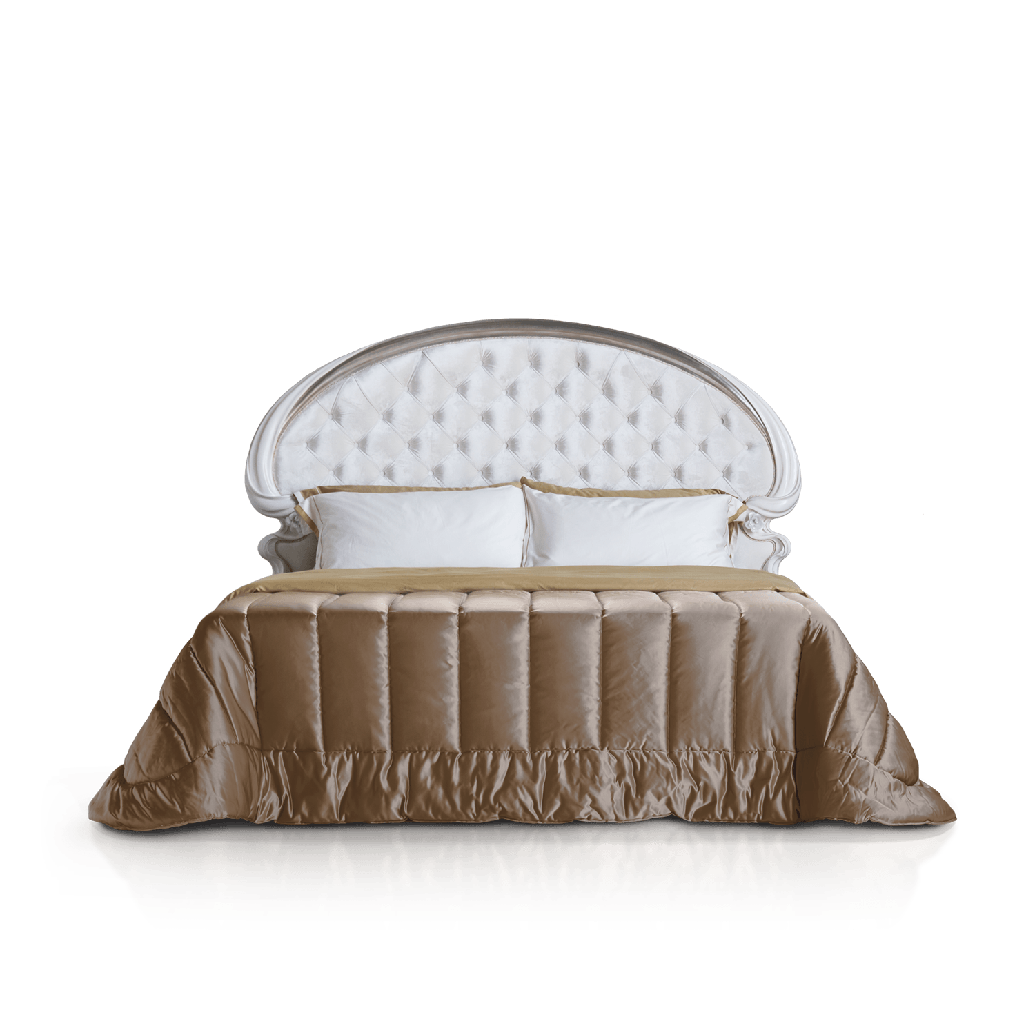 Classic Italian Hand Carved Premium Luxury Bed for Villas