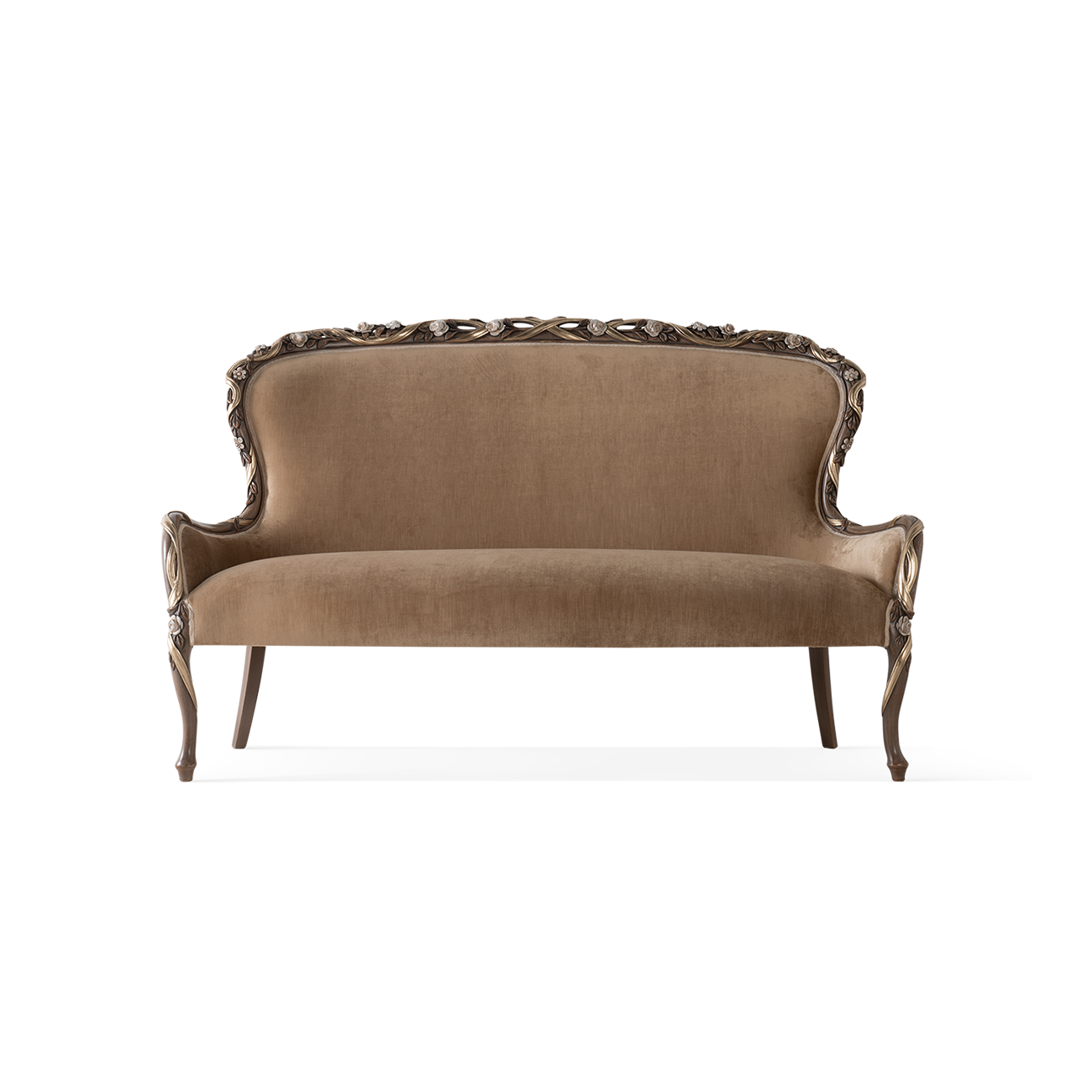 Classic Italian Style Hand Carved Luxury Sofa Online in India