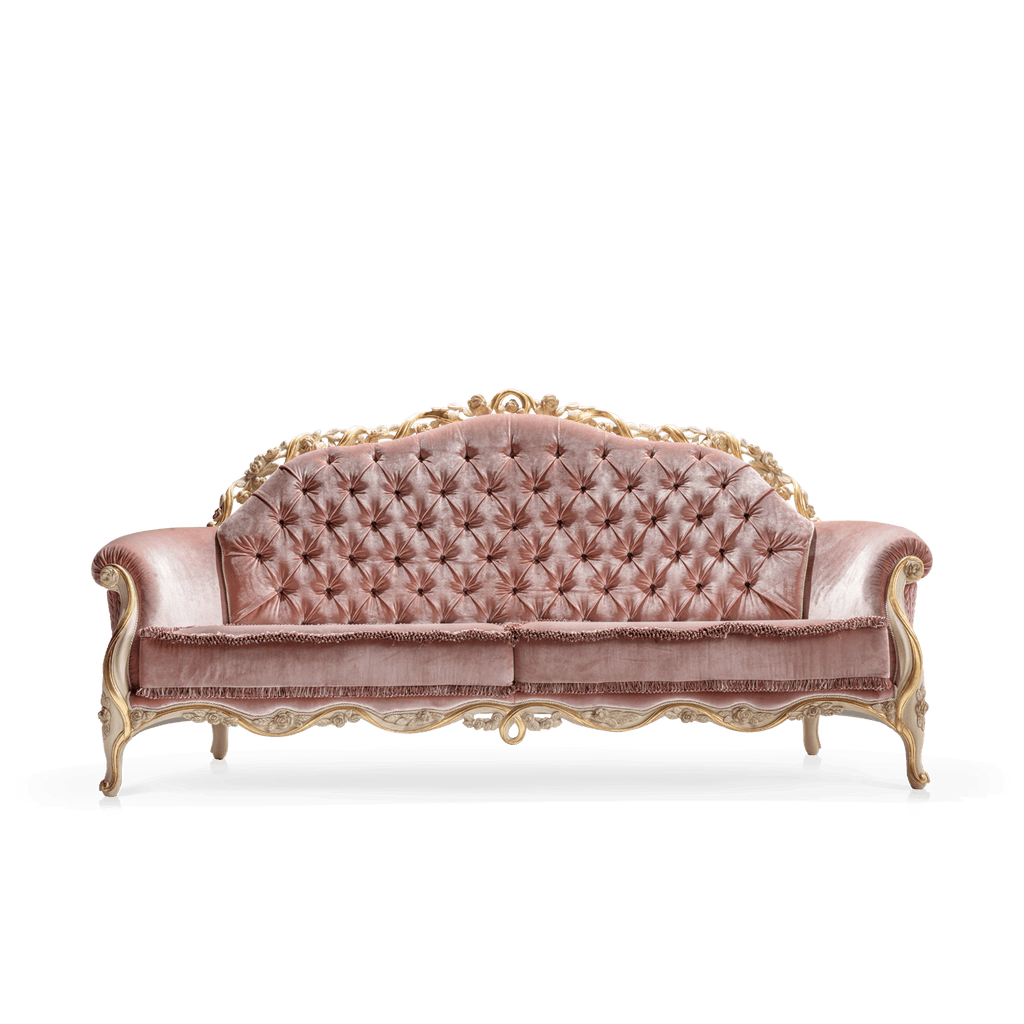 Luxury Sofa Set Online Wood Carving Italian Design
