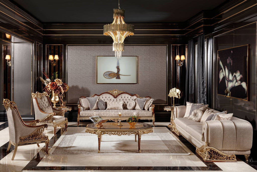 London Luxury Royal Sofa Set Furniture