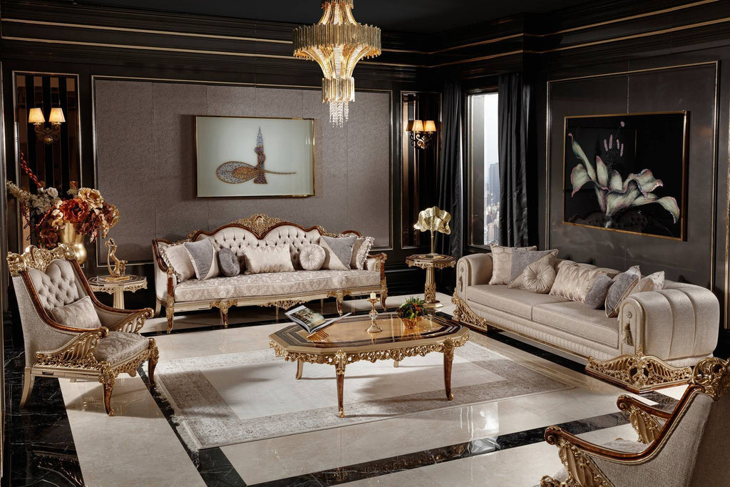 London Luxury Royal Sofa Set Furniture