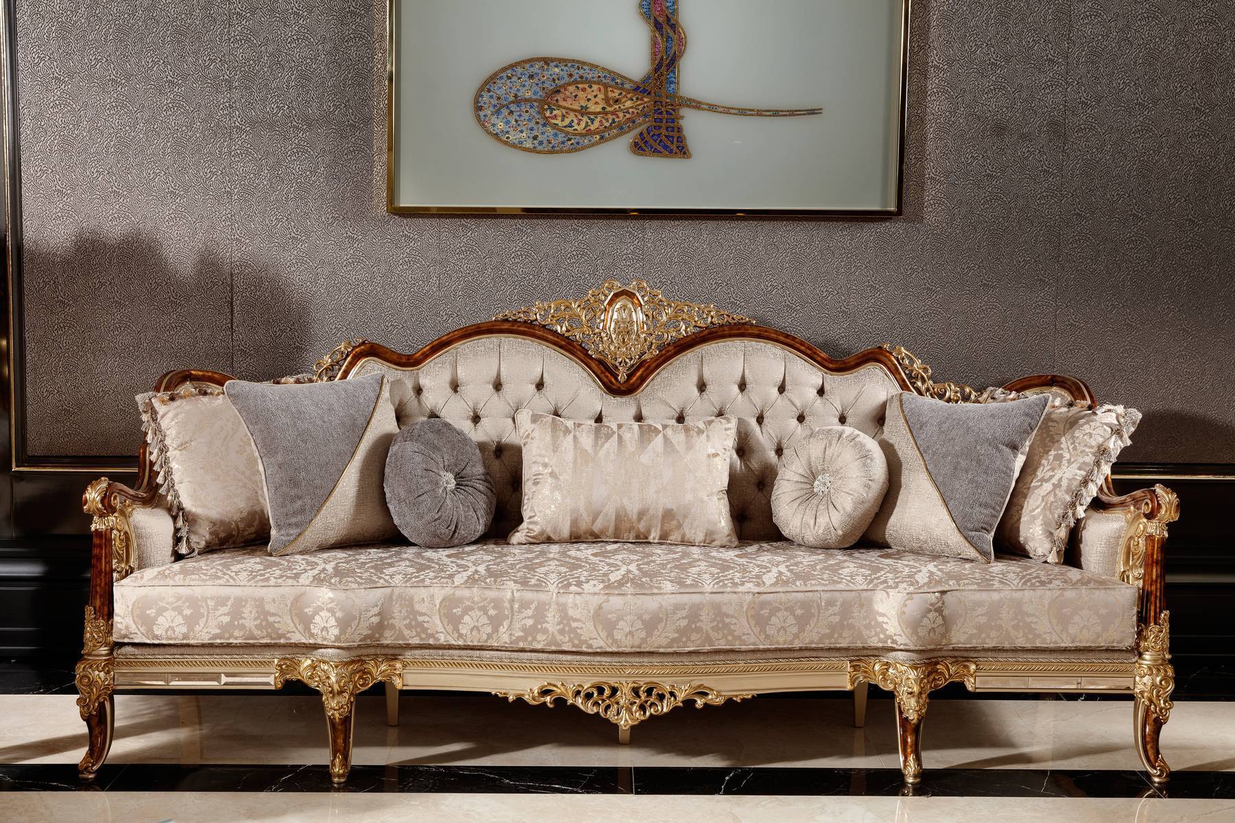 London Luxury Royal Sofa Set Furniture