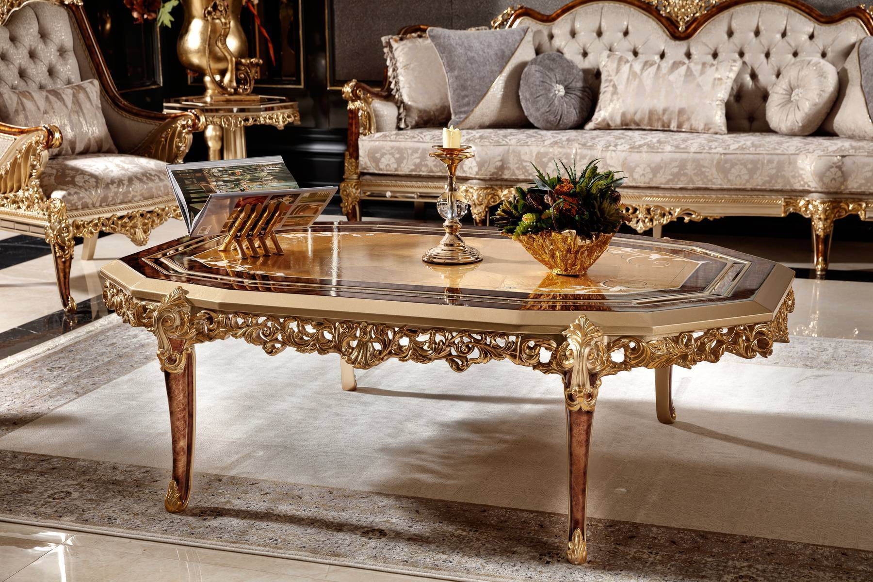 London Luxury Royal Sofa Set Furniture