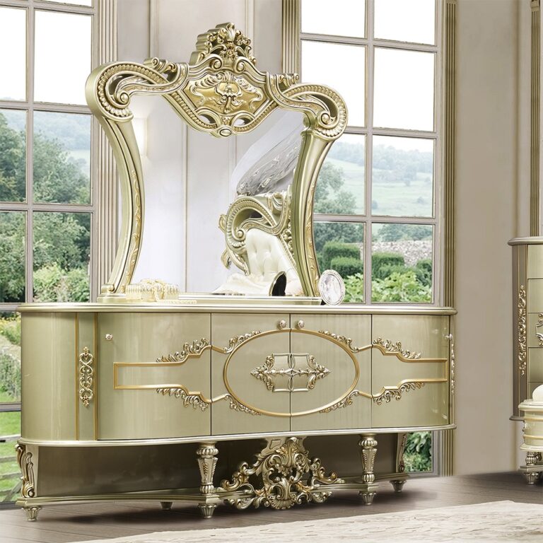 Opera Royal Style Carved Bedroom Set