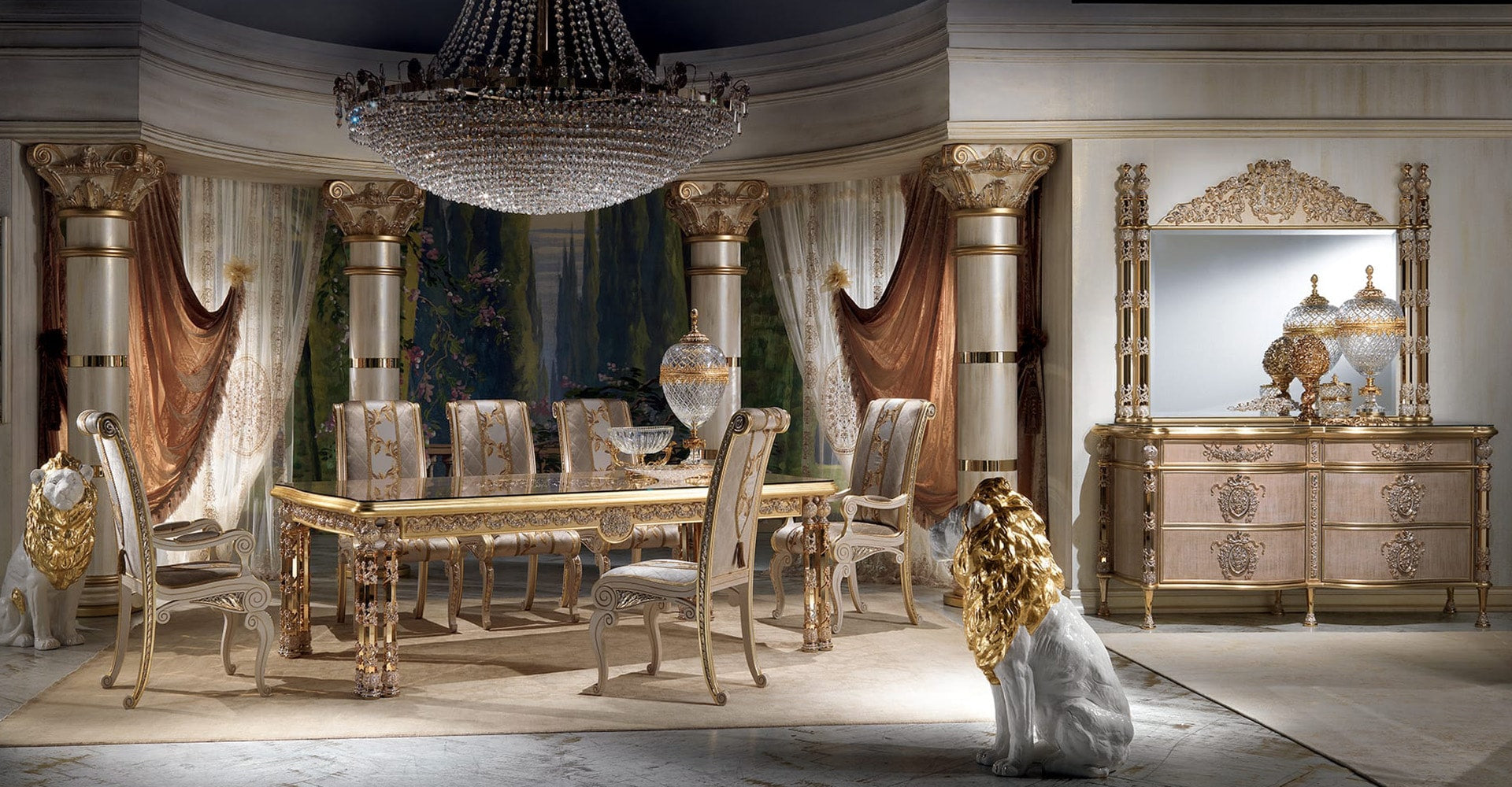 Neo Classic Style Italian Collection Dining
