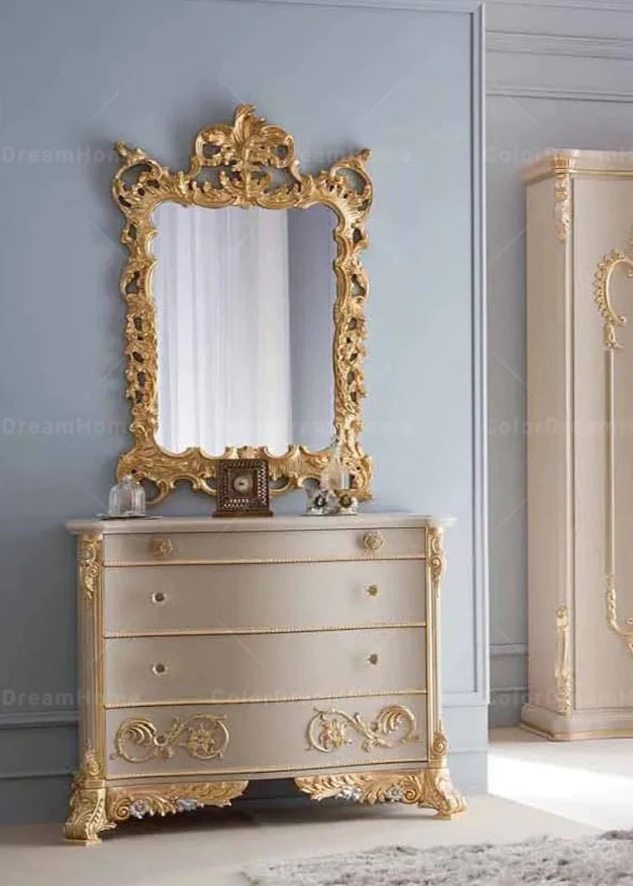 Royal Bedroom Set Furniture Design-2025 - Luxury Handcrafted Teak Wood