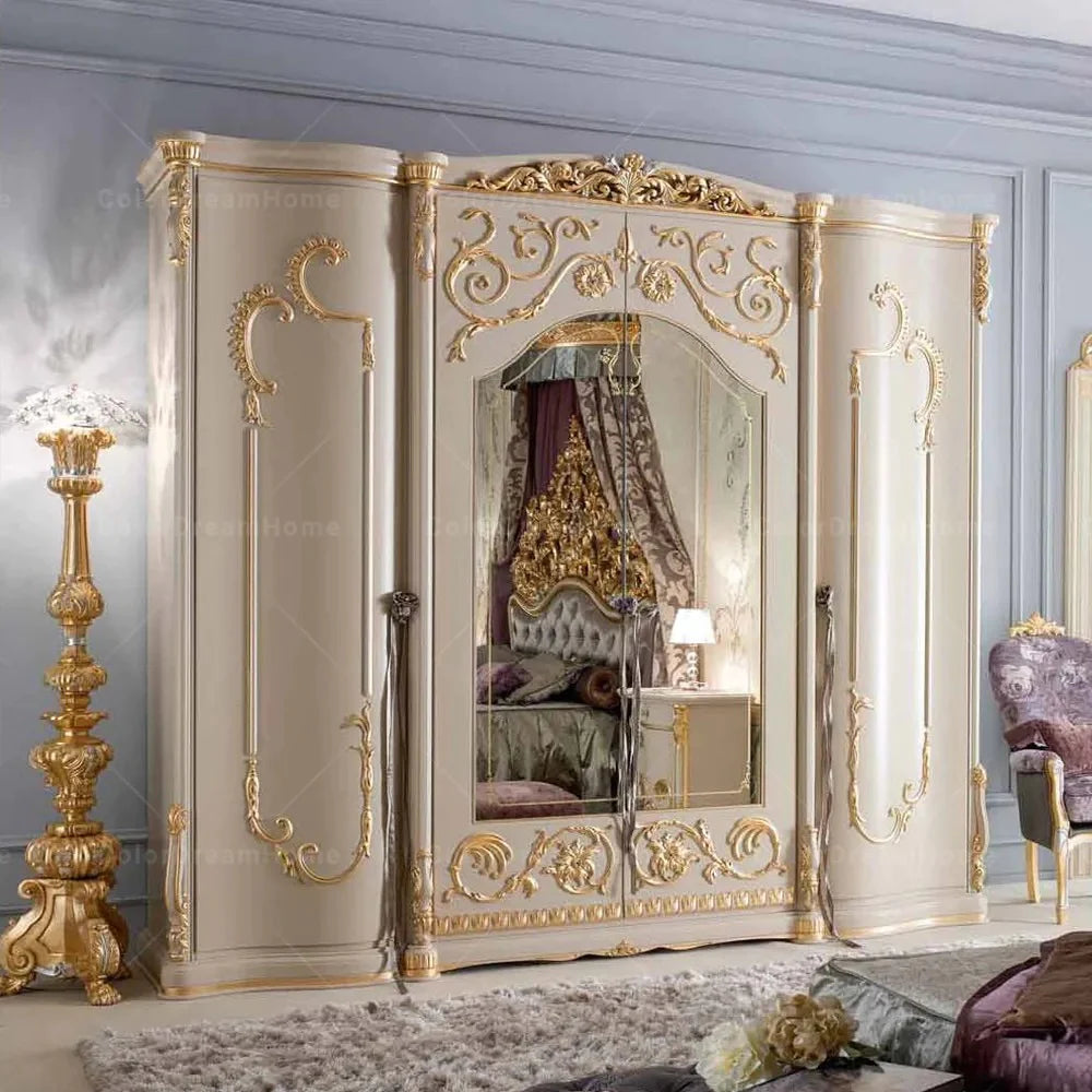 Royal Bedroom Set Furniture Design-2025 - Luxury Handcrafted Teak Wood